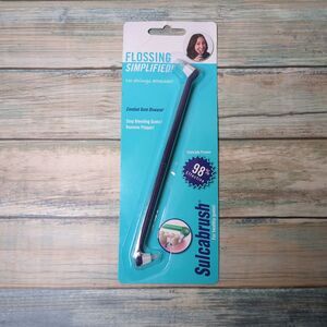 SULCABRUSH For Healthy Gums Dental Oral Cleaning Gum Brush Navy Blue New